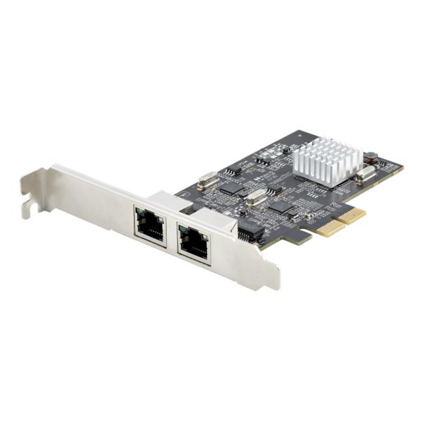 ネットワークアダプターカード/PCIExpressx2/2ポート/2.5G/マルチギガビットイーサネット/2.5GBASE-T&NBASE-T