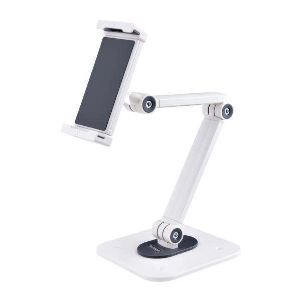 タブレットスタンド/7.9-12.9インチ対応/耐荷重1kg/クリップ式/可動式アーム/角度・高さ調整可能/卓上・壁面用