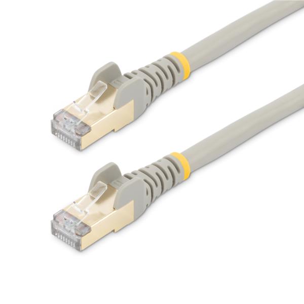 カテゴリー6ALANケーブル/2m/グレー/Cat6aSTPケーブル/ツメ折れ防止RJ45コネクタ