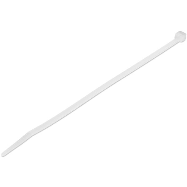 結束バンド/ナイロンケーブルタイ/100本入りパック/ホワイト/長さ20cm/幅4mm/ケーブル束の直径55mm/引張強度22kg/UL94V-2規格認定品