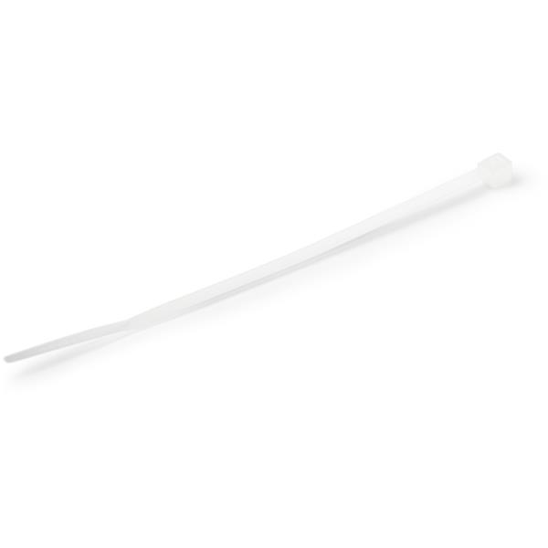 結束バンド/ナイロンケーブルタイ/1000本入りパック/ホワイト/長さ10cm/幅2mm/ケーブル束の直径22mm/引張強度8kg/UL94V-2規格認定品