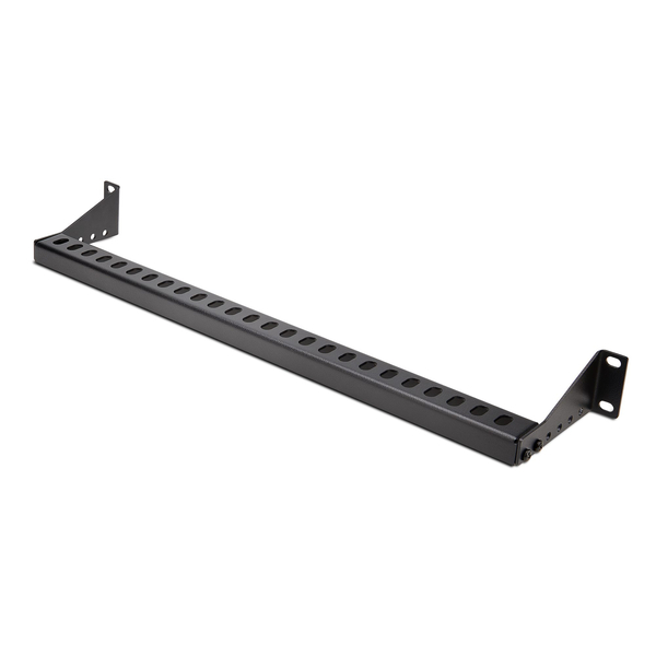 サーバーラック用ケーブルサポートバー/19インチラック用/1U/取付奥行40～96mm/ネットワークスイッチ配線 線止め
