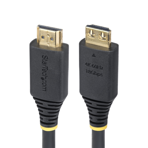HDMI 2.0ケーブル/グリップコネクター/1.8m/4K60Hz/ハイスピード/HDR10 ARC UHD テレビ用