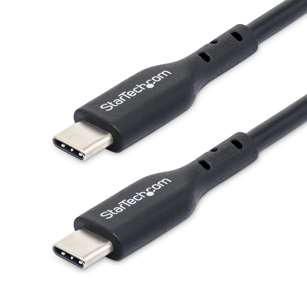 USB-C充電ケーブル/2m/USB 2.0/60W 3A/USB PD 2.0/ブラック/Type-C 高速充電コード