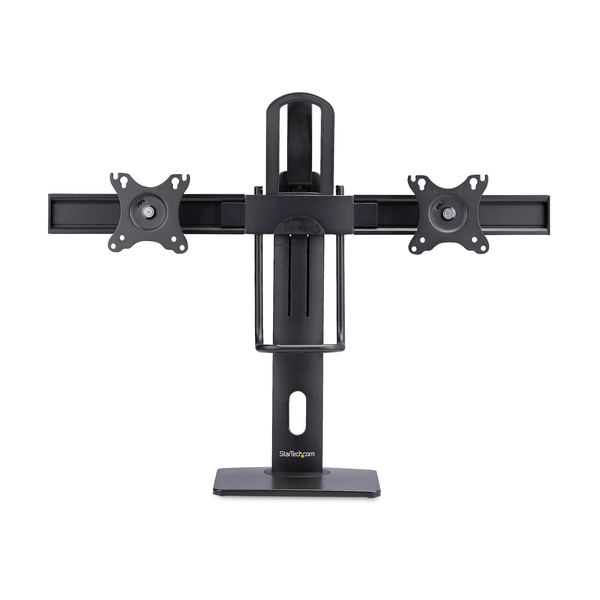 モニタースタンド/置き型/2画面/最大27インチ/耐荷重各6kg/VESA/自立式 PC パソコン ディスプレイアーム
