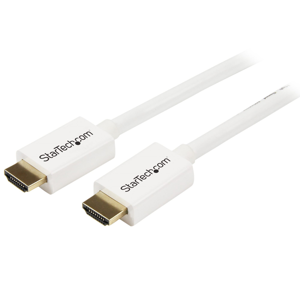 HDMI 1.4 ケーブル/3m/4K30Hz/CL3規格 難燃性/High Speed/ホワイト/モニターケーブル