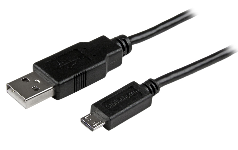 USB 2.0 - マイクロUSBケーブル/3m/Type-A to Micro USB/オス-オス/データ転送・同期用
