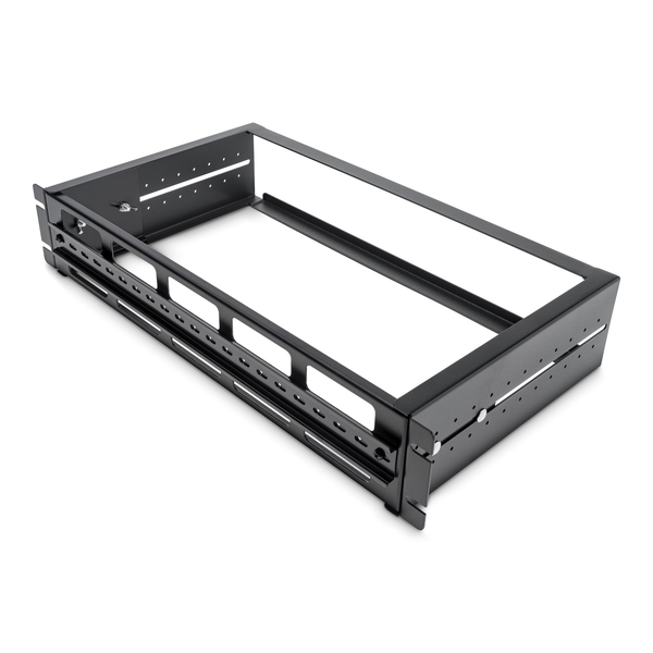 サーバーラック用DINレールキット/2U/19インチラック対応/耐荷重12.5kg/奥行調整可能/ラックアクセサリー