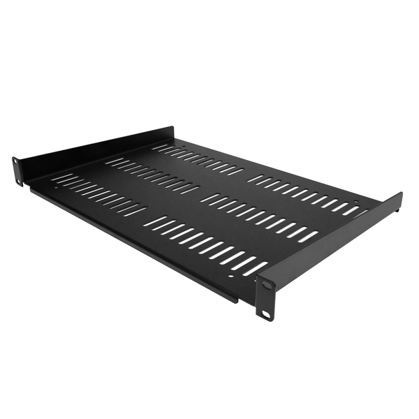 サーバーラック棚板/1U/19インチラック対応/放熱スリット付き/奥行30.5cm/耐荷重25kg/ラックアクセサリー
