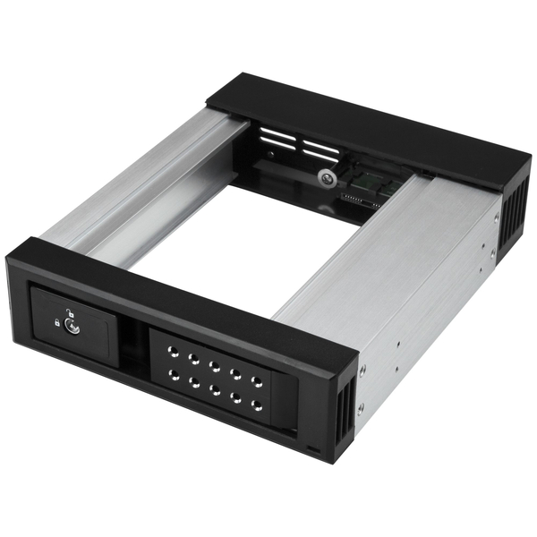 HDDマウンタ/5.25インチベイ用/3.5インチSATA/SASドライブ/工具不要/トレイレス設計/簡単着脱/アルミ製
