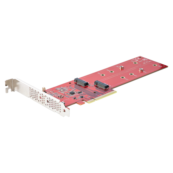 PCIe拡張カード/PCIe x8/2x M.2 PCIe SSD/スロットの分割設定が必要/高速データ転送