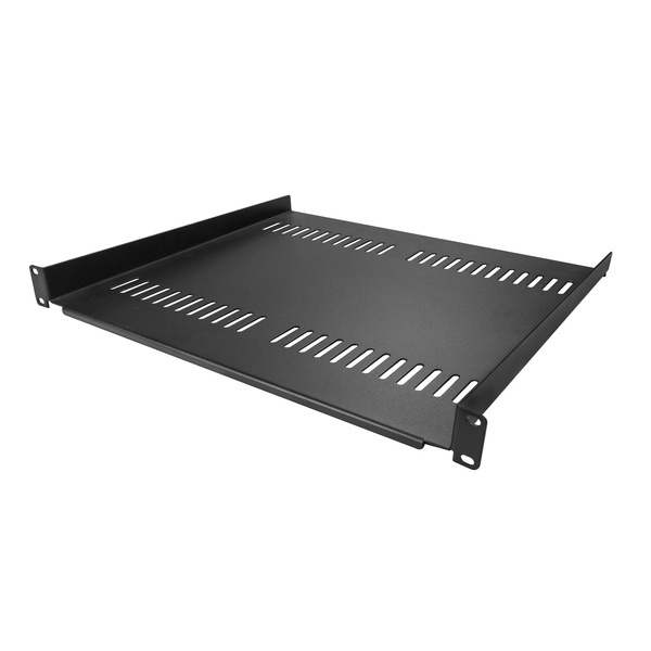 サーバーラック棚板/放熱スリット付きトレイ/2枚組/19インチ 1U/耐荷重20kg/奥行き40cm/サーバー シェルフ
