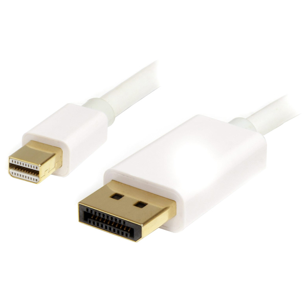 Mini DisplayPort - DisplayPort 1.2変換ケーブル/2m/4K60Hz/モニターケーブル