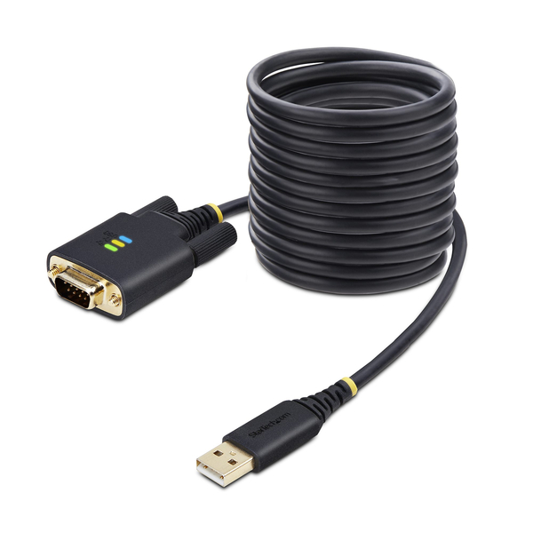 USB - RS232Cシリアル変換ケーブル/ストレート/USB 2.0/3m/1ポート/ESD/シリアルコンバーター