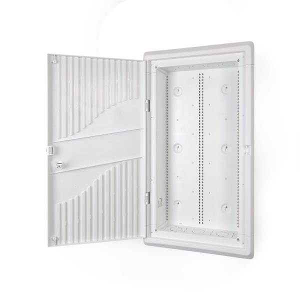 ネットワークキャビネット/28インチ 壁掛け型/取付金具・モジュール付属/メディアエンクロージャー・ケーブル収納ボックス