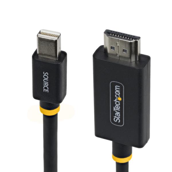 Mini DisplayPort - HDMI 2.0アクティブ変換ケーブル/1m/4K 60Hz/mDPコンバーター