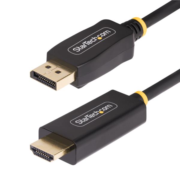 DisplayPort 1.4 - HDMI 2.0b変換ケーブル/2m/4K60Hz/アクティブ/ビデオコンバーター
