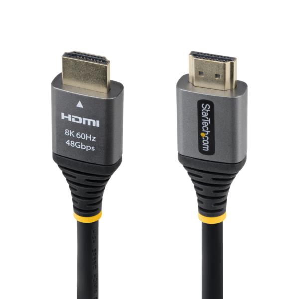 HDMI 2.1ケーブル/30cm/8K60Hz/Ultra High Speed/ブラック/UHD モニターコード