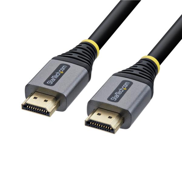 HDMI 2.0ケーブル/7.6m/4K 60Hz/プレミアム認証/オス - オス/モニター ディスプレイ コード