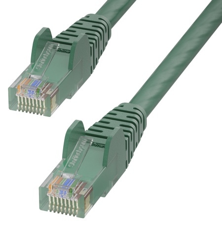 Cat6 LANケーブル/25m/グリーン/UTP/100W PoE/純銅導体/スナッグレス/カテゴリ6 イーサネット