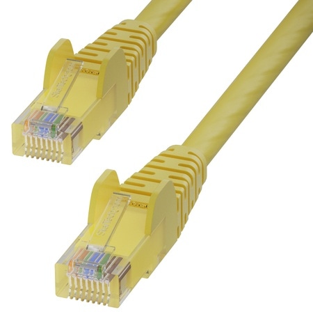 Cat6 LANケーブル/30m/イエロー/UTP/100W PoE/純銅導体/スナッグレス/カテゴリ6 イーサネット