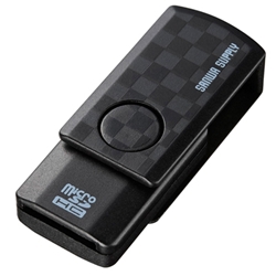 microSDカードリーダー（ブラック）
