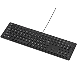 スリムキーボード（ブラック）