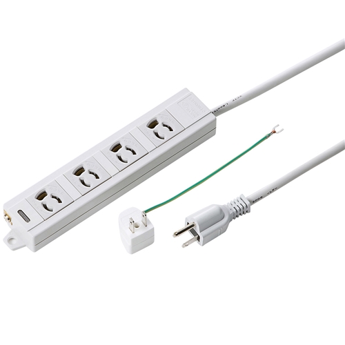電源タップ（3P・4個口・10m）