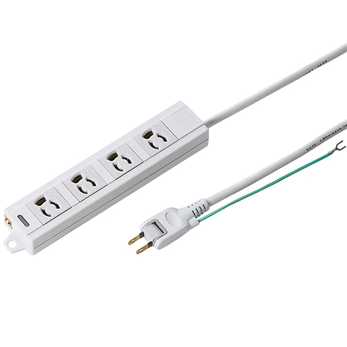 電源タップ（3P・4個口・3m）