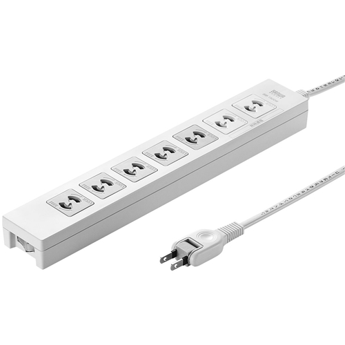 電源タップ（2P・7個口・2m）