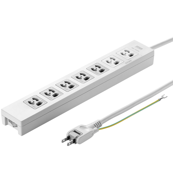 電源タップ（3P・7個口・2m）