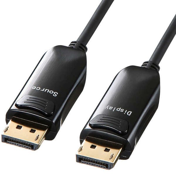 DisplayPort光ファイバケーブル（ブラック・30m）