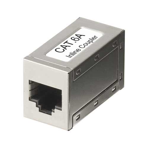 RJ-45中継アダプタ（カテゴリ6A STP）