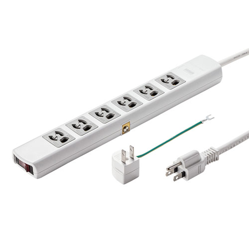 電源タップ（3P・6個口・5m）
