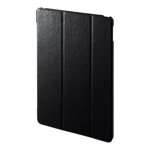 iPad 10.2インチ ソフトレザーケース（ブラック）