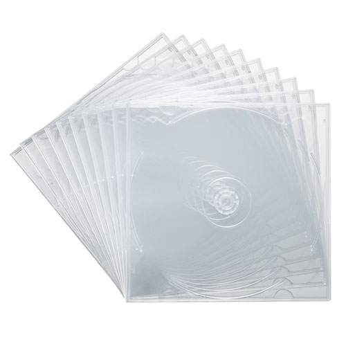 Blu-ray・DVD・CDケース（2枚収納ソフトタイプ・10枚セット）