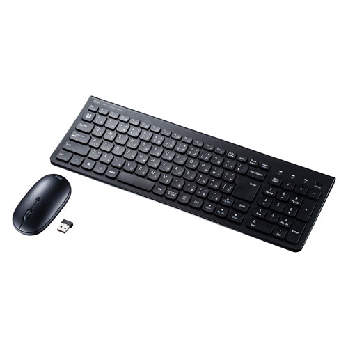 マウス付きワイヤレスキーボード（テンキー付き）