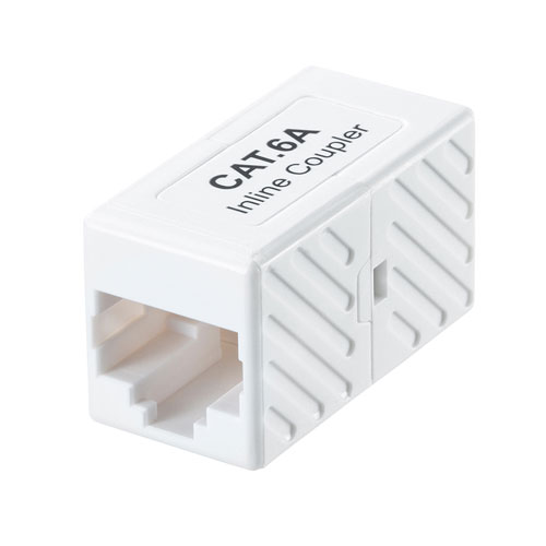 RJ-45中継アダプタ（カテゴリ6A UTP）
