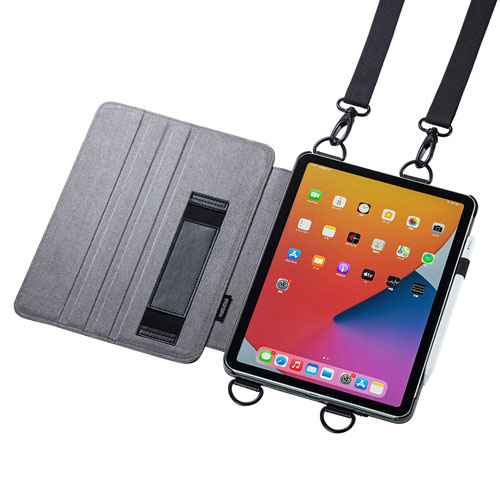 iPad Air 2020 スタンド機能付きショルダーベルトケース