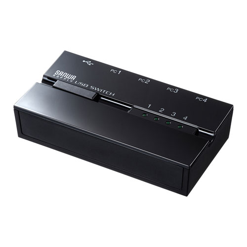 磁石付きUSB2.0手動切替器（4回路）