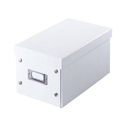 組み立て式CD BOX（ホワイト・W165mm）