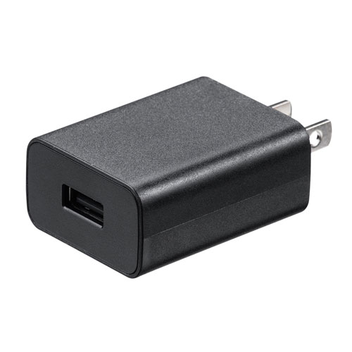 USB充電器（2A・ブラック）