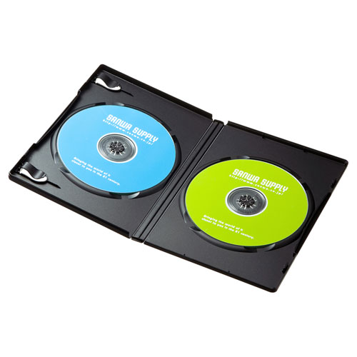 DVDトールケース（2枚収納・30枚セット・ブラック）