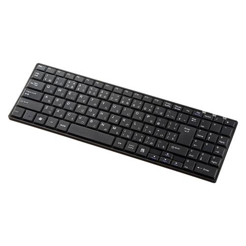 Bluetoothスリムキーボード（テンキーあり・ブラック）