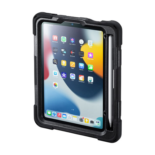 iPad mini耐衝撃ケース（ハンドル、スタンド、ショルダーベルト付き）