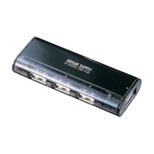USB2.0ハブ（ブラック）