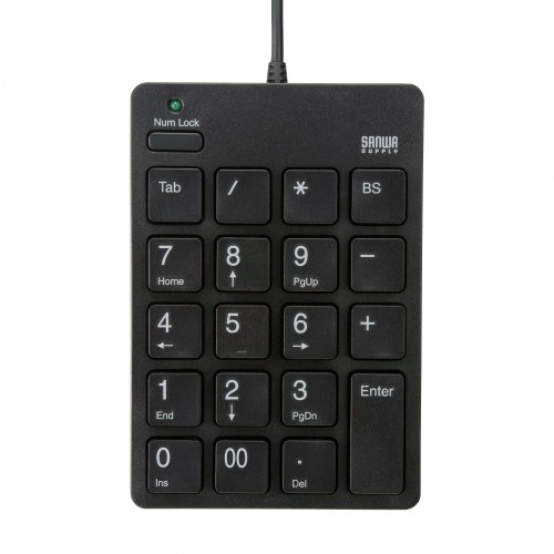 USBテンキー（Type-Cコネクタ・USB2.0ハブ付き）