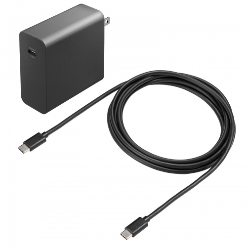 USB PD対応AC充電器（PD100W・TypeCケーブル付き）