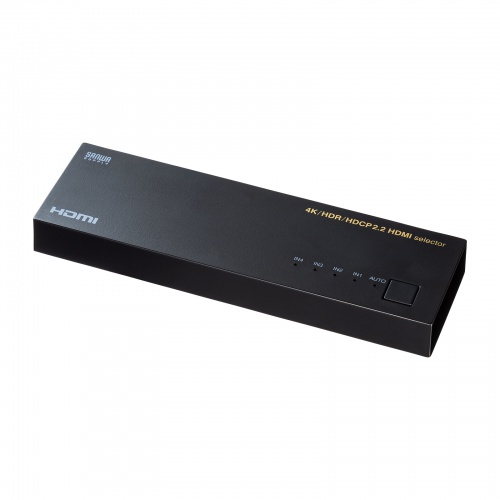 4K・HDR・HDCP2.2対応HDMI切替器（4入力・1出力）
