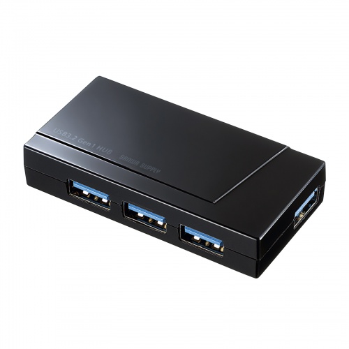 USB3.2 Gen1 4ポートハブ（4ポート・バスパワー）